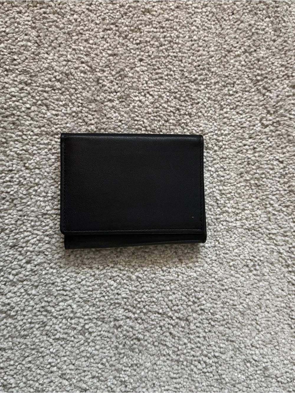 Rolfs Black Leather Trifold Card & Key Holder